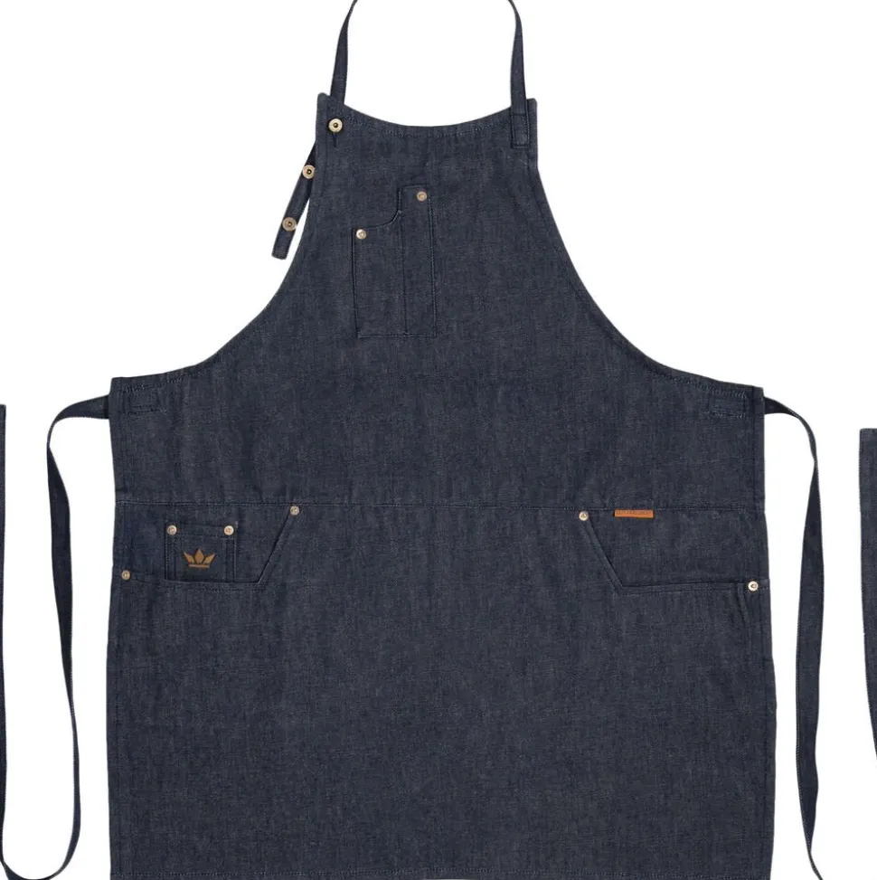 Five Pockets Apron , Comfort Fit, Denim Brut