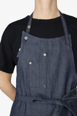 Five Pockets Apron , Slim Fit, Denim Brut