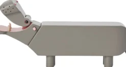 Flodhest liliput grå