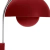 Flowerpot Wall Lamp VP8, Vermilion Red