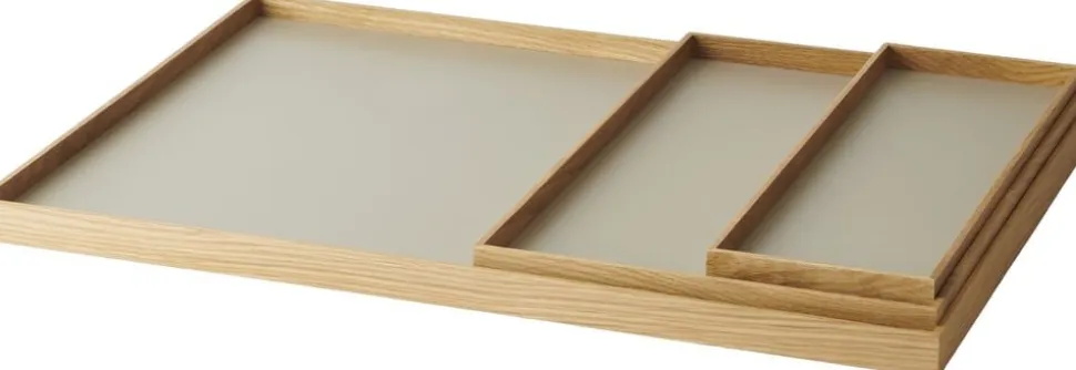 FRAME Tray Large Oak Grey