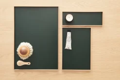 Frame tray medium oak/green