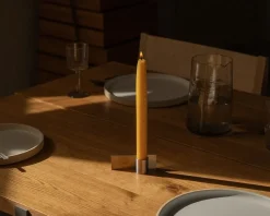 Fundament Candle Holder | Stainless Steel | Form 2