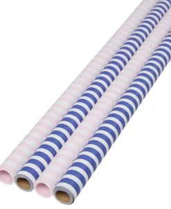 Gavepapir stribet sampak 4x70x300cm