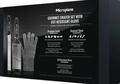 Gavesæt Microplane - Premium Zester + Gourmet Slicer + Skæreresistent