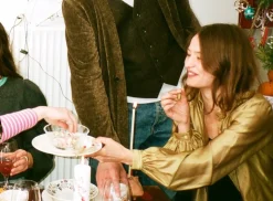 GC Cottage Tallerken Ø23 cm hvid m. deko