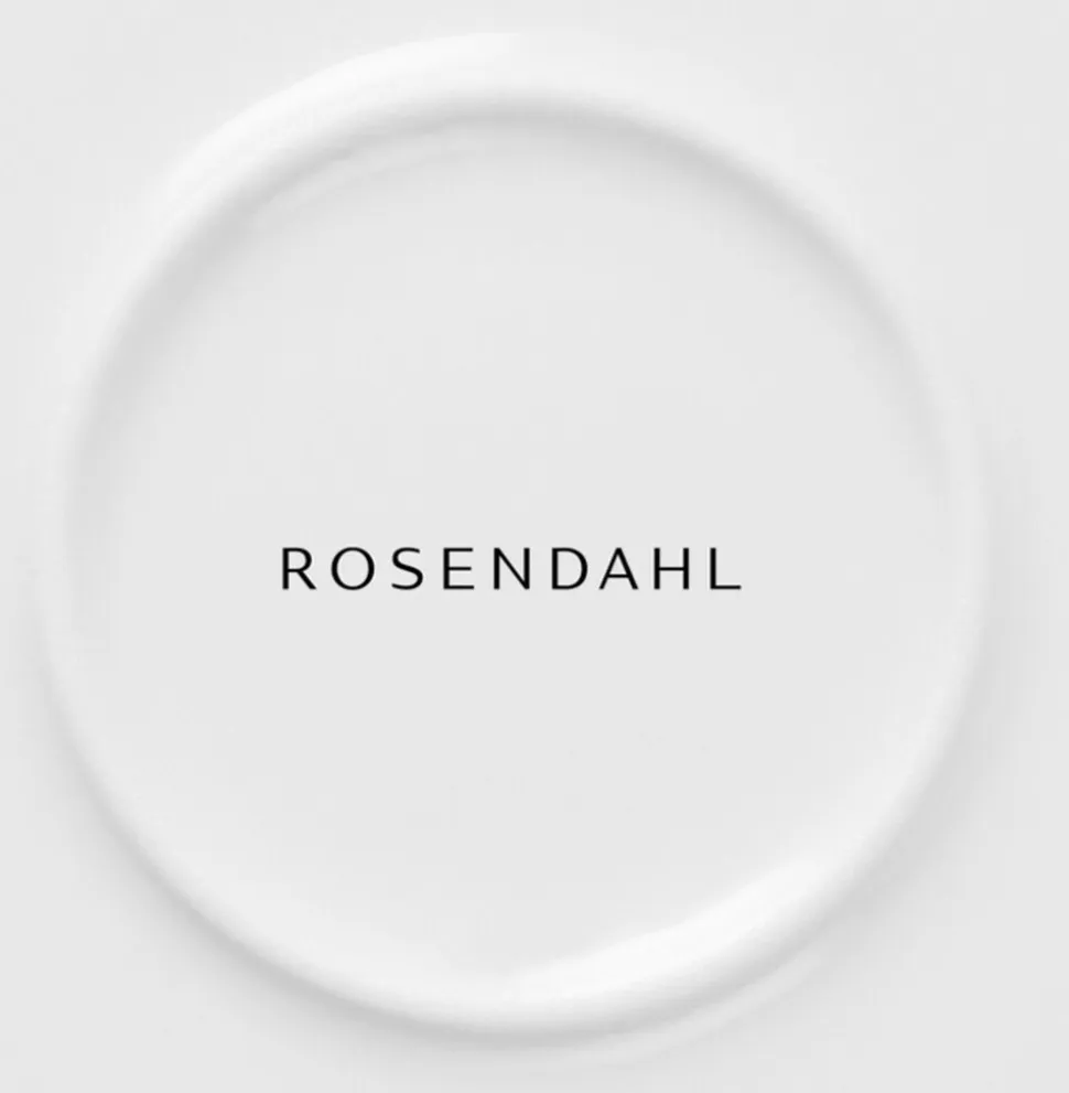 GC Cottage Tallerken Ø27 cm hvid m. deko