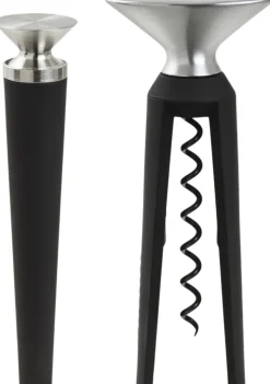 GC Oplukker og Proptrækker sort/stål