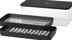 GRATE-IT rivejern med beholder black