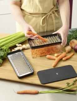 GRATE-IT rivejern med beholder black