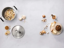 Gryde- og pandesæt, 3-dele, 18/10 rustfrit stål