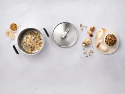 Gryde- og pandesæt, 3-dele, 18/10 rustfrit stål