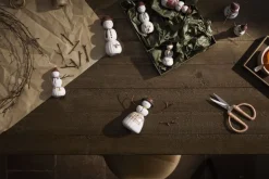 Hammershøi Christmas Snemand hængende H9. 5 hvid m. deko