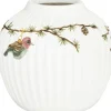 Hammershøi Christmas Vase H13 hvid m. deko