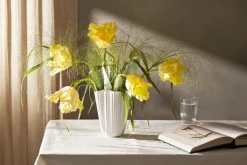 Hammershøi Unfold Vase H20. 5 cm hvid