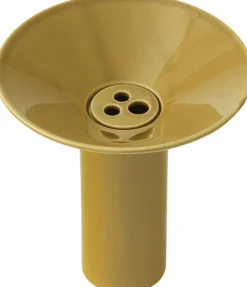 Hana Vase, H14,5, Ochre