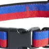 HAY Dogs Collar Flat-M/L-Red, blue
