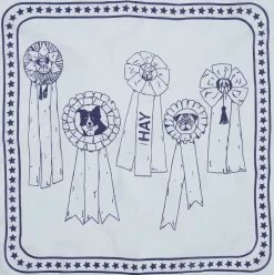 HAY Dogs Scarf-55 x 55-Light blue