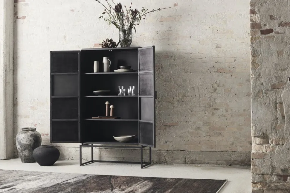 Højskab Austin - Sort