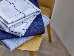 Håndklæde 50x100 Vista Linen blue