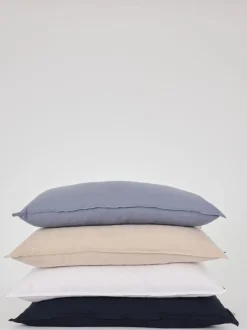 Hør gavlpude Beige 90x60 cm.