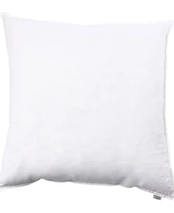 Hør vasket pude White 60x60