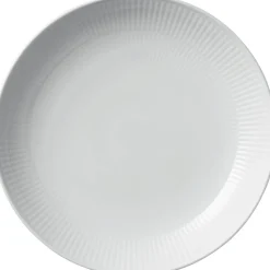 HVID RIFLET MODERNE TALLERKEN 25 CM