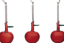 Iittala glas æble 3-pak rød