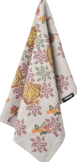 Jacquard & Embroidery Organic Tea Towel