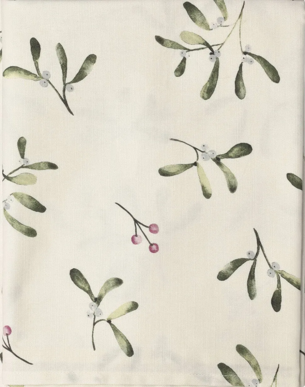 Juledug 140x350 Mistletoe Nature