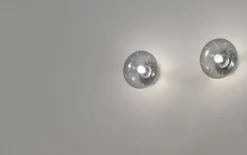 Karl-Johan Wall Lamp, BL Stain Oak w. Smoke Glass