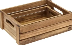 Kassesæt 2 stk. Akacietræ