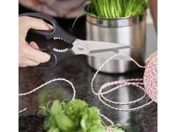 Køkkensaks 22 cm Stål/Sort