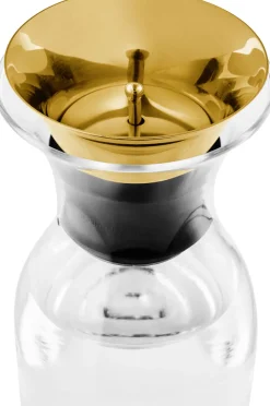 Køleskabs karaffel 1,0 l vippelåg messing