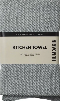 Knitted kitchen towel Stone