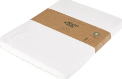 Økologisk lagen, percale - GOTS, hvid