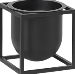 Kubus Flowerpot 10, Black