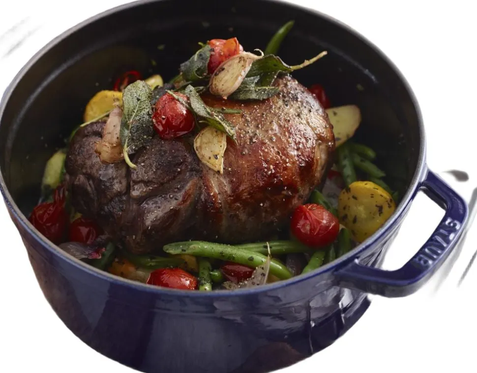 La Cocotte 24 cm blå