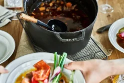 La Cocotte Cocotte 41 cm / 12 l, Oval, Sort, Støbejern