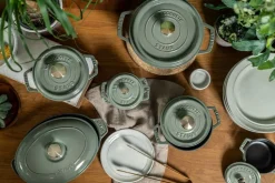 La Cocotte Mini Cocotte 10 cm, Rund, Eukalyptus, Støbejern