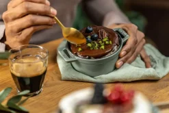 La Cocotte Mini Cocotte 10 cm, Rund, Eukalyptus, Støbejern