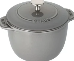 La Cocotte Ris Cocotte 16 cm / 1,75 l, Rund, Grafitgrå, Støb