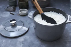 La Cocotte Ris Cocotte 16 cm / 1,75 l, Rund, Grafitgrå, Støb