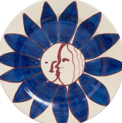 La Pittura Plate - Ø28,5 - Deep blue flower