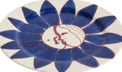 La Pittura Plate - Ø28,5 - Deep blue flower