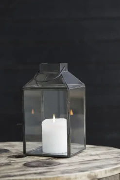 Lanterne Norr skrå glastop