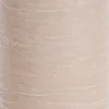 LED pillar candle, Beige, Rustic
