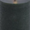 LED pillar candle, Pine green, Rustic, 7,8 x 10,1 cm 4/24