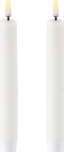 LED Taper Candle - twin pack - Nordic White - 2,3 x 15 cm