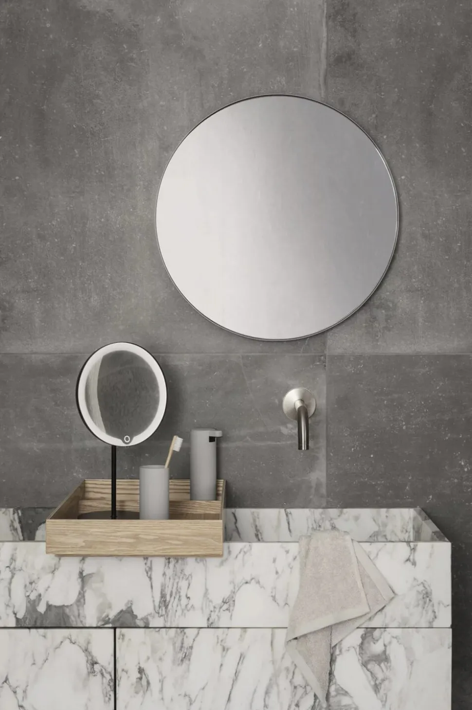LED Vanity Mirror -MODO- Black